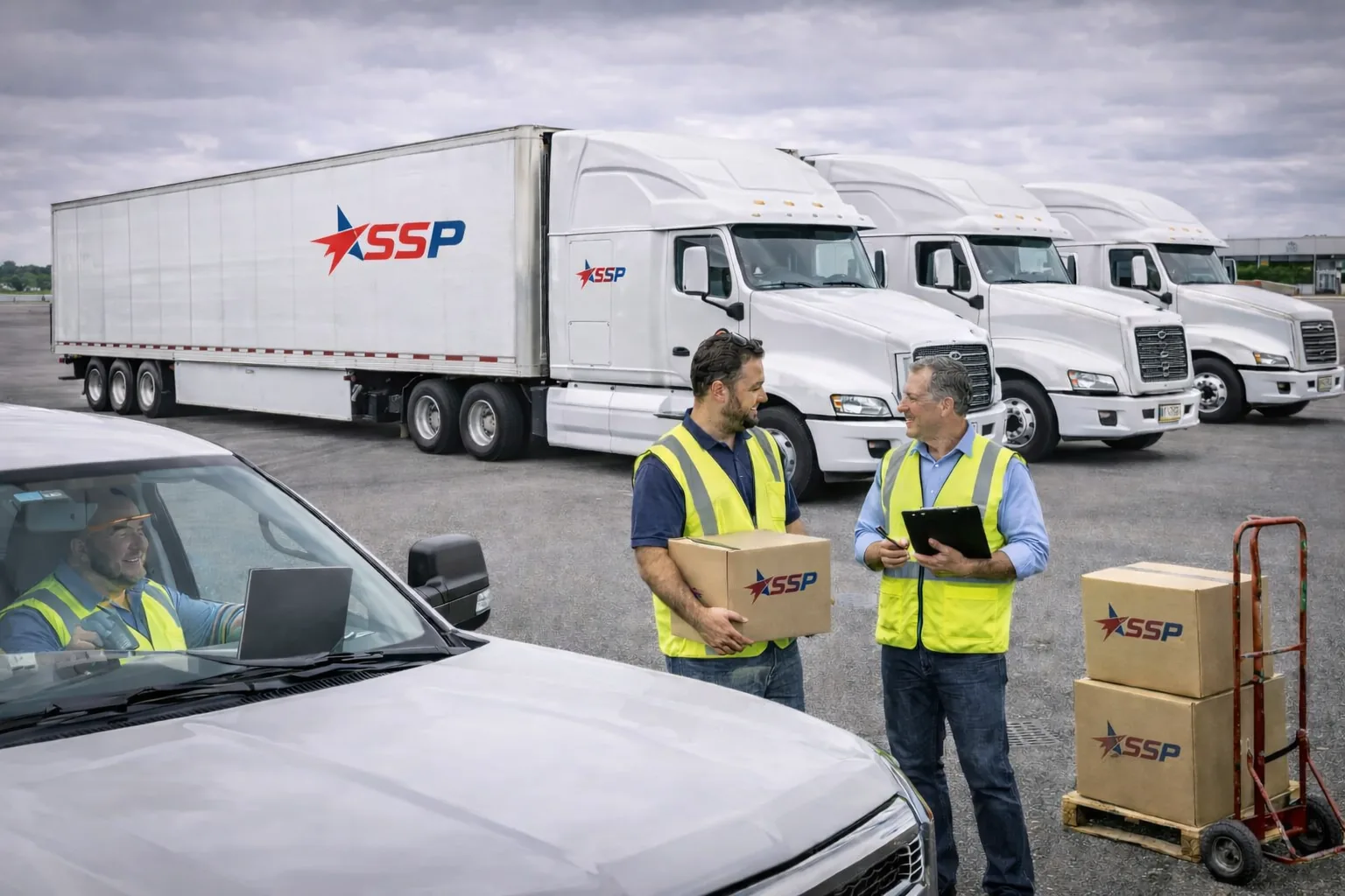 Dedicated contract freight overview showing committed-capacity operations